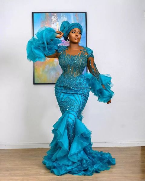 2022 evening dresses wear mermaid jewel neck illusion arabic turquoise long sleeves crystal beads ruffles prom dress formal party second rec, Black;red
2022 evening dresses wear mermaid jewel neck illusion arabic turquoise long sleeves crystal beads ruffles prom dress formal party second rec, Black;red