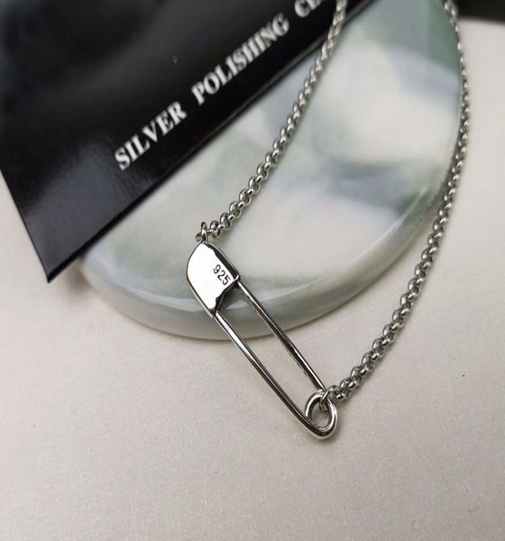 fashion pin pendant necklace chain bijoux for mens and women trend personal, Silver
fashion pin pendant necklace chain bijoux for mens and women trend personal, Silver