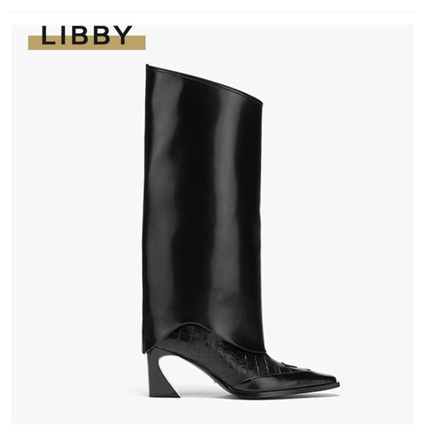 boots patent leather knee high boots for women pointed toe winter punk style party shoes high heels slip on long boots 220908, Black
boots patent leather knee high boots for women pointed toe winter punk style party shoes high heels slip on long boots 220908, Black