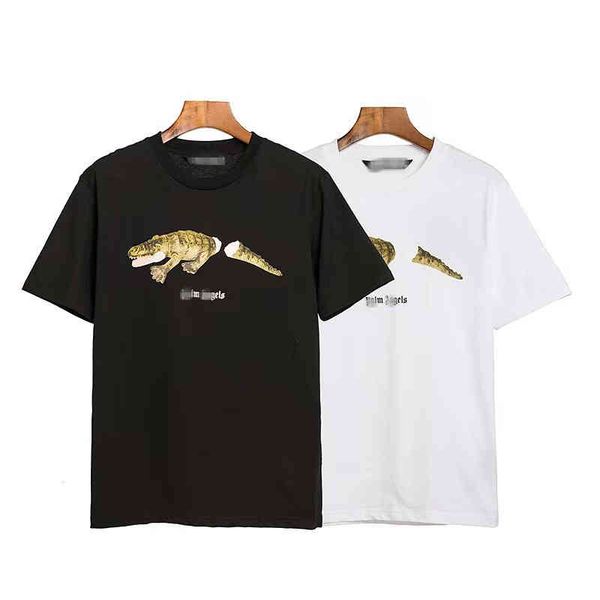 palm angle mens womens designer t shirts tide brand broken tail crocodile short sleeve t-shirt men and women loose letter half loose casual, White;black
palm angle mens womens designer t shirts tide brand broken tail crocodile short sleeve t-shirt men and women loose letter half loose casual, White;black