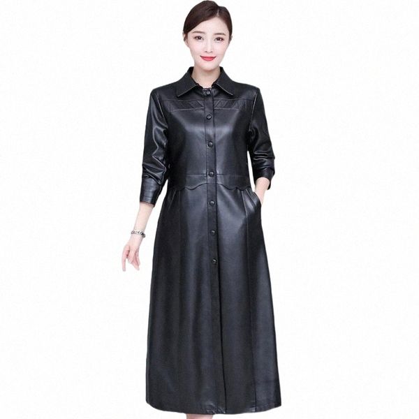 women's leather & faux leather women's leather & faux autumn winter women jacket plus cotton elegant size 5xl x-long pu trench coa, Black
women's leather & faux leather women's leather & faux autumn winter women jacket plus cotton elegant size 5xl x-long pu trench coa, Black