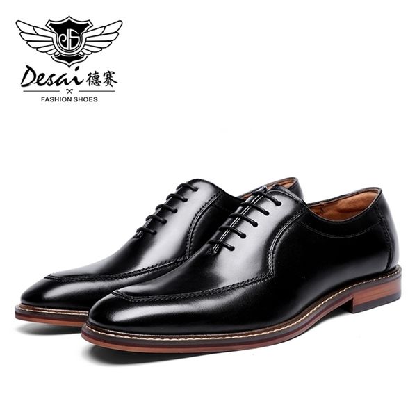 dress shoes desai men oxfords genuine leather italian formal for man party classic black high korean 220907
dress shoes desai men oxfords genuine leather italian formal for man party classic black high korean 220907