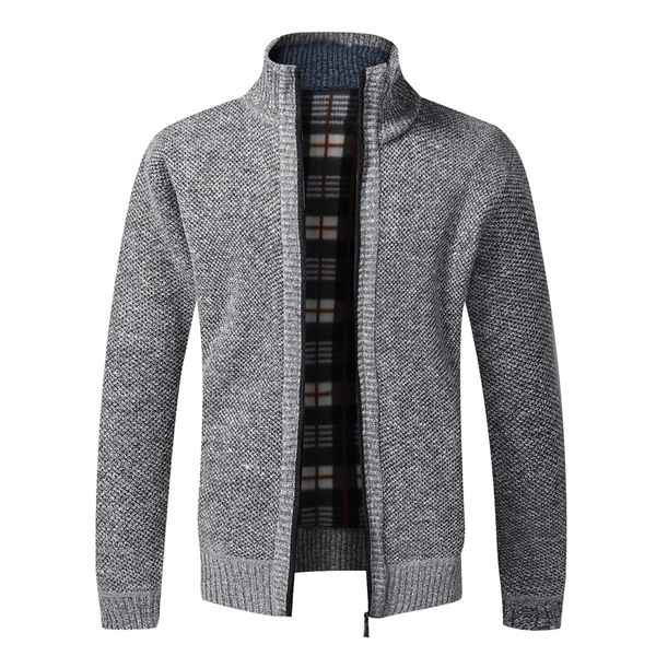 mens jackets autumn winter mens jacket slim fit stand collar zipper jacket men solid cotton thick warm sweater 220908, Black;brown
mens jackets autumn winter mens jacket slim fit stand collar zipper jacket men solid cotton thick warm sweater 220908, Black;brown
