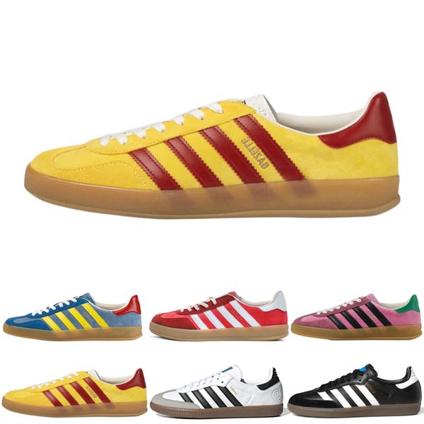 with box luxury designer casual shoes gazelle sneakers canvas shoes black red green pink patchwork men women size 36-45
with box luxury designer casual shoes gazelle sneakers canvas shoes black red green pink patchwork men women size 36-45