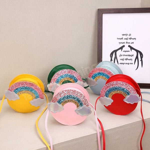 children cartoon purse fashion kids rainbow clouds wallet cute baby girls accessories bags casual crossbody one, White
children cartoon purse fashion kids rainbow clouds wallet cute baby girls accessories bags casual crossbody one, White