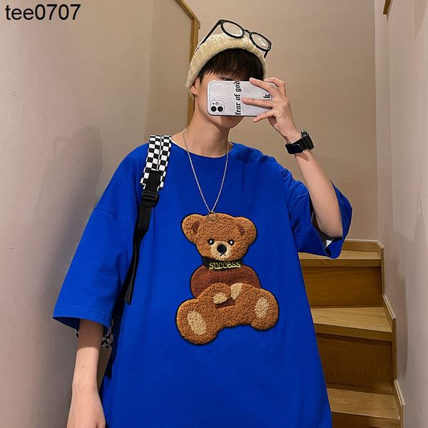 botvegas venetas tee short sleeve t-shirt men's summer trend menswear 2022 new loose half sleeve pure cotton cartoon printed t-shirt, White;black
botvegas venetas tee short sleeve t-shirt men's summer trend menswear 2022 new loose half sleeve pure cotton cartoon printed t-shirt, White;black