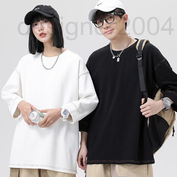 men's hoodies & sweatshirts designer 300g american high street solid loose off shoulder round neck cotton t-shirt 2022 summer five poin, Black
men's hoodies & sweatshirts designer 300g american high street solid loose off shoulder round neck cotton t-shirt 2022 summer five poin, Black