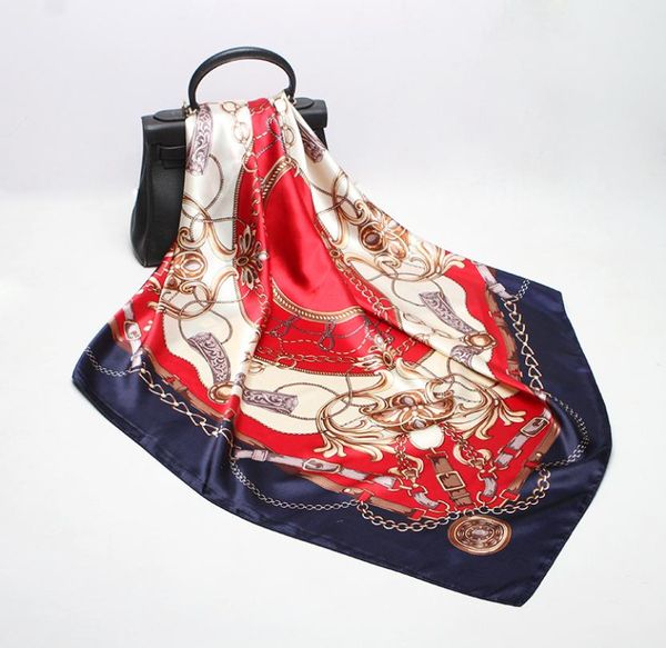 fashion kerchief women hijab scarf for hair luxury print silk satin bandana, Blue;gray
fashion kerchief women hijab scarf for hair luxury print silk satin bandana, Blue;gray