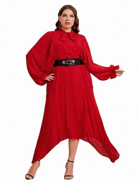 plus size dresses plus solid tie neck belted asymmetrical hem dress n1lw#, Black
plus size dresses plus solid tie neck belted asymmetrical hem dress n1lw#, Black