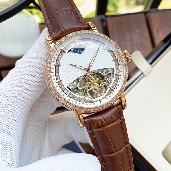 fashion wristwatches automatic movement mens watch designer hollow noble and elegant business leisure diameter fine steel reinforced glass p, Slivery;brown
fashion wristwatches automatic movement mens watch designer hollow noble and elegant business leisure diameter fine steel reinforced glass p, Slivery;brown