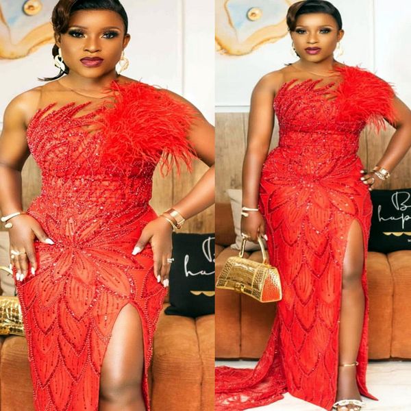 2022 arabic aso ebi red mermaid prom dresses sequined lace evening formal party second reception birthday engagement gowns dress zj226, Black
2022 arabic aso ebi red mermaid prom dresses sequined lace evening formal party second reception birthday engagement gowns dress zj226, Black