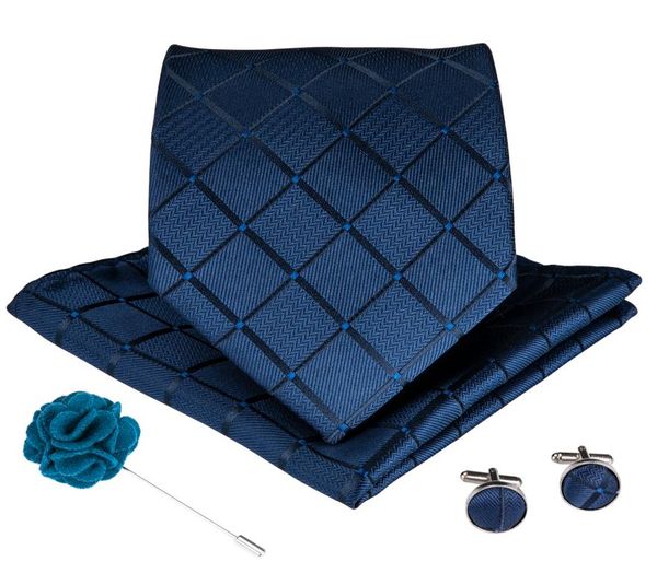 men039s nevy blue plaid tie set plus handkerchief cuffs exquisite blue brooch fashion 2018 new listing ldnx0008, Black;blue
men039s nevy blue plaid tie set plus handkerchief cuffs exquisite blue brooch fashion 2018 new listing ldnx0008, Black;blue