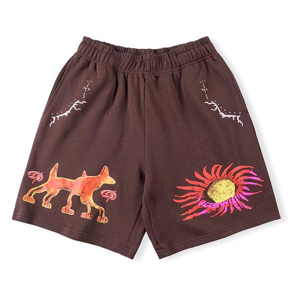 23ss shorts jogger men fleece print running baggy skateboard beach short pants, White;black
23ss shorts jogger men fleece print running baggy skateboard beach short pants, White;black