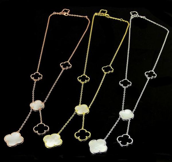 2017 beautiful tassel necklace onyx malachite five flower lover necklace hi, Silver
2017 beautiful tassel necklace onyx malachite five flower lover necklace hi, Silver