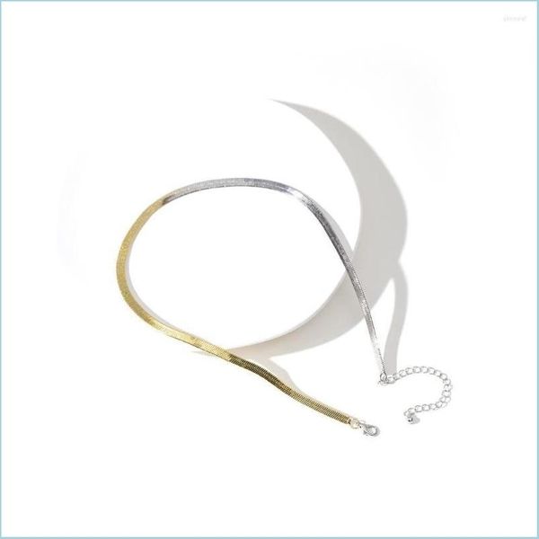 chokers choker fashion punk gradient mixed color short snake bone chain simple necklace hip hop sweet cool stitching metal jewelry dr dha7q, Golden;silver
chokers choker fashion punk gradient mixed color short snake bone chain simple necklace hip hop sweet cool stitching metal jewelry dr dha7q, Golden;silver