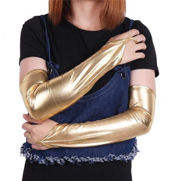 ladies catsuit costumes accessories stretchy fingerless long gloves for party costume novelty women wetlook gloves, Black
ladies catsuit costumes accessories stretchy fingerless long gloves for party costume novelty women wetlook gloves, Black