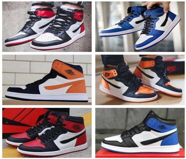 2021 new arrival jumpman 1 1s high black toe not for re men women basketbal
