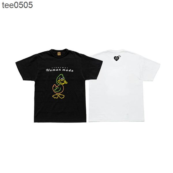 2022 new fashion brand human made duck bamboo cotton men's and women's short sleeve t-shirt, White;black
2022 new fashion brand human made duck bamboo cotton men's and women's short sleeve t-shirt, White;black