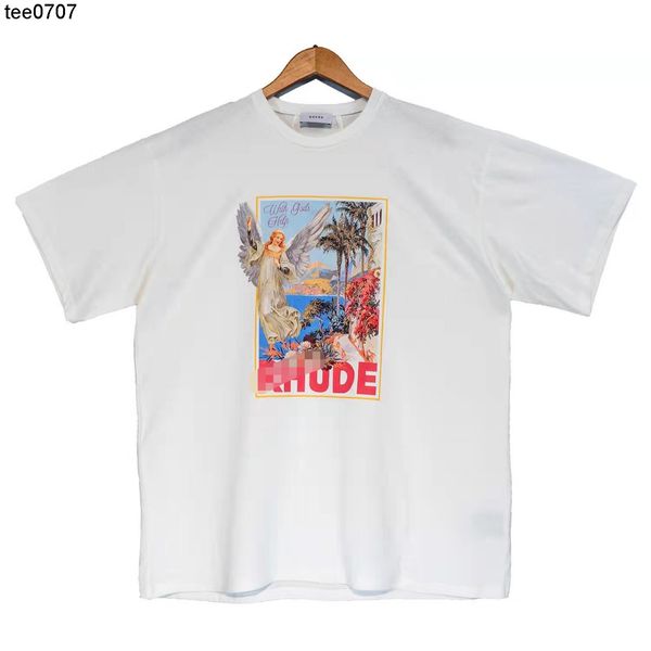 rhode fashion designer men women tee street fashion brand plant flower print men's and women's loose casual and versatile couple s, White;black
rhode fashion designer men women tee street fashion brand plant flower print men's and women's loose casual and versatile couple s, White;black