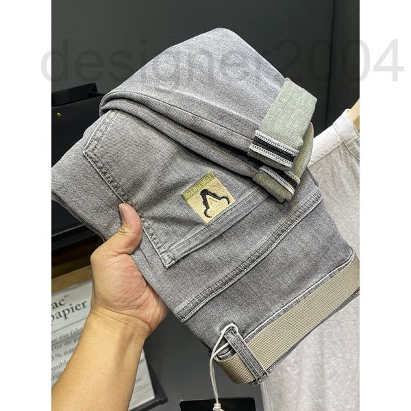 men's jeans designer summer thin niutou embroidered jeans men's fashion brand korean version slim fit fashionable waistband nine p, Blue
men's jeans designer summer thin niutou embroidered jeans men's fashion brand korean version slim fit fashionable waistband nine p, Blue