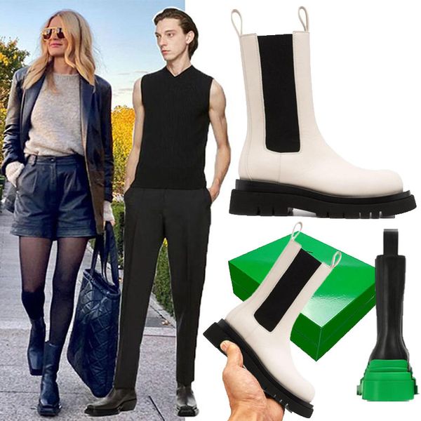 women bottega classic white/black soles boots hipster luxury man tire leather chelsea booties men platform chunky shoes lady knight high-boo
women bottega classic white/black soles boots hipster luxury man tire leather chelsea booties men platform chunky shoes lady knight high-boo
