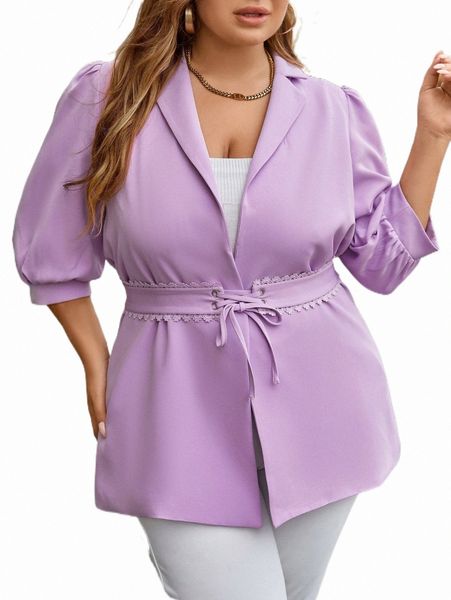 plus size outerwear & coats plus lapel neck puff sleeve belted blazer q9yi#, Black
plus size outerwear & coats plus lapel neck puff sleeve belted blazer q9yi#, Black