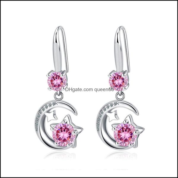 charm s925 stamp sier plated earrings star moon charms blue pink white zircon earring jewelry shiny crystal hoops pierci dhseller2010 dh8is, Golden
charm s925 stamp sier plated earrings star moon charms blue pink white zircon earring jewelry shiny crystal hoops pierci dhseller2010 dh8is, Golden