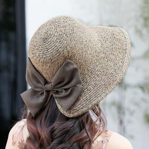 ladies bow split straw hat ponytail foldable summer sun female fashion elegant and gorgeous, Blue;gray
ladies bow split straw hat ponytail foldable summer sun female fashion elegant and gorgeous, Blue;gray