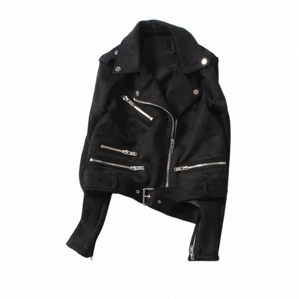women's leather & faux leather women's leather & faux ailegogo women suede jacket basic biker coat street outwear short motorcycle, Black
women's leather & faux leather women's leather & faux ailegogo women suede jacket basic biker coat street outwear short motorcycle, Black