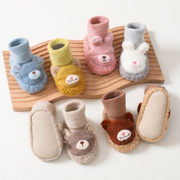 baby floor socks cartoon animal thicken fluffy cotton anti slip soft comfortable for newborn infant toddler winter warm socks 20220908 e3, Pink;yellow
baby floor socks cartoon animal thicken fluffy cotton anti slip soft comfortable for newborn infant toddler winter warm socks 20220908 e3, Pink;yellow