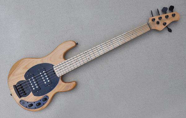 factory custom 5-string electric bass guitar with ash body hh pickups maple fretboard black pickguard offer customized
factory custom 5-string electric bass guitar with ash body hh pickups maple fretboard black pickguard offer customized