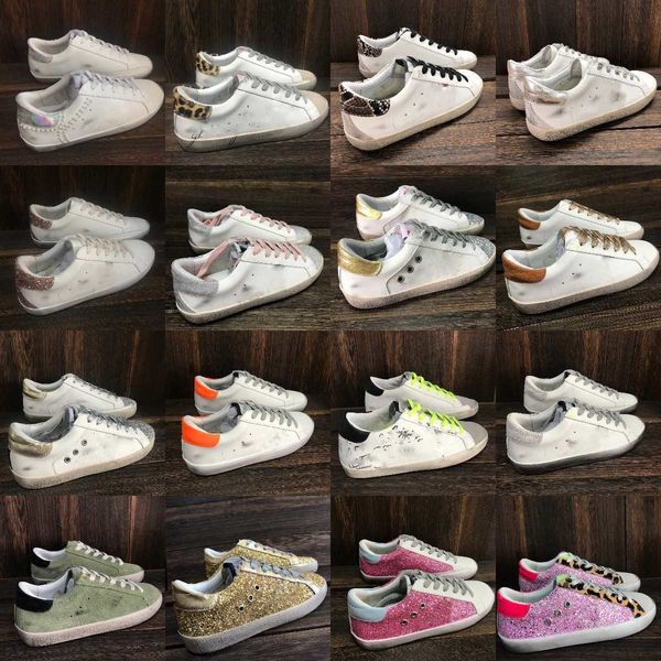 luxury sneaker casual shoes leather sneakers dirty shoe golden designer super star men women wihte do old
luxury sneaker casual shoes leather sneakers dirty shoe golden designer super star men women wihte do old