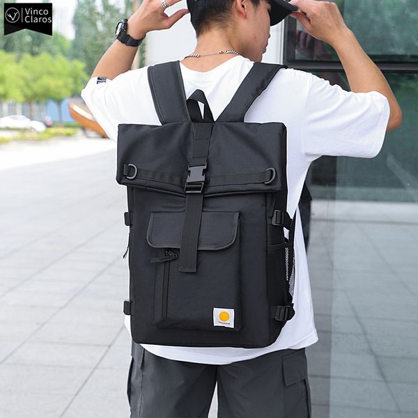 school bags large capacity oxford men's backpack lightweight breathable travel backpack backpacks for men simple black male bag 220908
school bags large capacity oxford men's backpack lightweight breathable travel backpack backpacks for men simple black male bag 220908