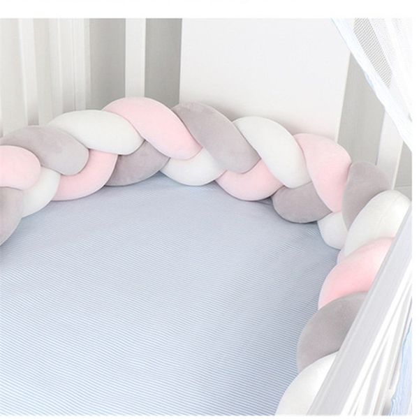 bed rails 1m/2m/5m bed bumper bumpers in the crib kids for born baby pillow cushion cot kids room decor infant knotted things protector 2209
bed rails 1m/2m/5m bed bumper bumpers in the crib kids for born baby pillow cushion cot kids room decor infant knotted things protector 2209