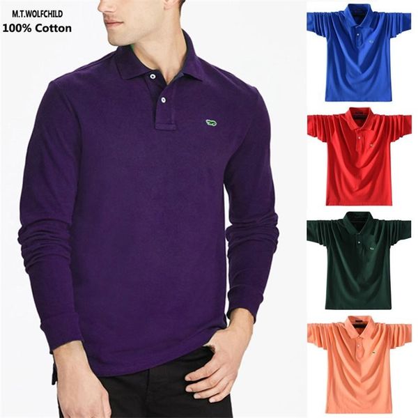men's polos 100% cotton design mens shirts casual long sleeve t brand hommes fashion clothing male lapel xs5xl 220908, White;black
men's polos 100% cotton design mens shirts casual long sleeve t brand hommes fashion clothing male lapel xs5xl 220908, White;black