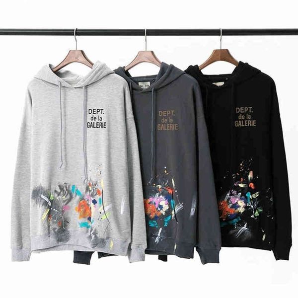 gallerydepts hoodies fashion brand hand painted graffiti splash ink old letter printing men's women's hoodiemmwd, Black
gallerydepts hoodies fashion brand hand painted graffiti splash ink old letter printing men's women's hoodiemmwd, Black