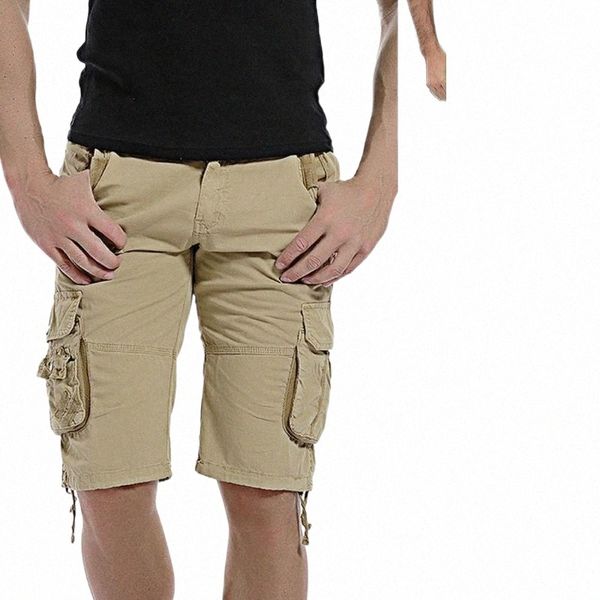 men's shorts men knee length tooling shorts cotton multi-pocket solid cargo homme straight beach short working trousers 5.29 men's, White;black
men's shorts men knee length tooling shorts cotton multi-pocket solid cargo homme straight beach short working trousers 5.29 men's, White;black