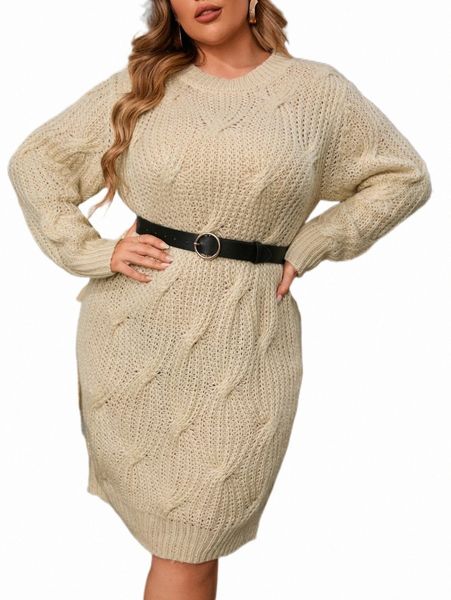plus size t-shirt plus cable knit drop shoulder mohair sweater dress without belt 46se#, Black
plus size t-shirt plus cable knit drop shoulder mohair sweater dress without belt 46se#, Black