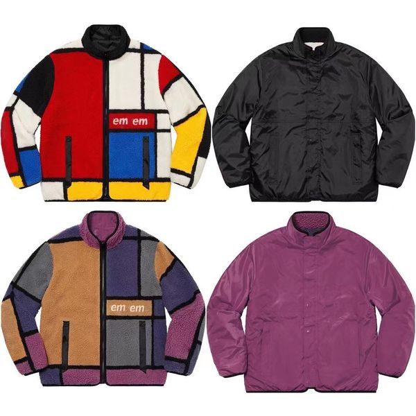 22fashion men's jackets stitching plaid double-sided fleece hooded techfleece coat mens women with same style in europe and the united, Black;brown
22fashion men's jackets stitching plaid double-sided fleece hooded techfleece coat mens women with same style in europe and the united, Black;brown