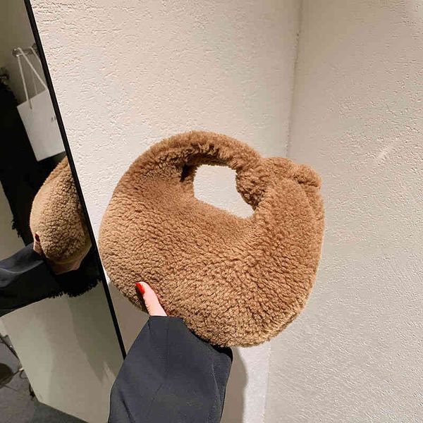 hbp shoulder bags handbags autumn and winter wool bag hand-held lamb wool cloud bag dumpling bag knot hand carry foreign style plush commuti
hbp shoulder bags handbags autumn and winter wool bag hand-held lamb wool cloud bag dumpling bag knot hand carry foreign style plush commuti