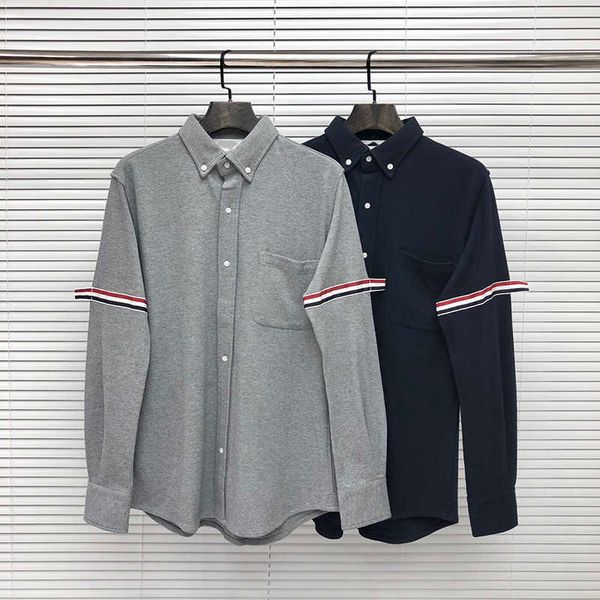 men's and women's casual shirts 2022 fashion luxury brand tb oxford cloth designer striped contrast wj8f, White;black
men's and women's casual shirts 2022 fashion luxury brand tb oxford cloth designer striped contrast wj8f, White;black