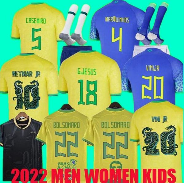 2022 2023 soccer jerseys brasil camiseta de futbol men kids coutinho g.jesus women long sleeve football shirts marquinhos vini jr silva case, Black;yellow
2022 2023 soccer jerseys brasil camiseta de futbol men kids coutinho g.jesus women long sleeve football shirts marquinhos vini jr silva case, Black;yellow