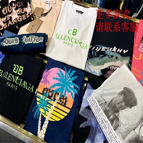 2022 summer fashion brand balencaigass family short sleeve l family wide half sleeve men's and women's small fragrance p pure cott, White
2022 summer fashion brand balencaigass family short sleeve l family wide half sleeve men's and women's small fragrance p pure cott, White