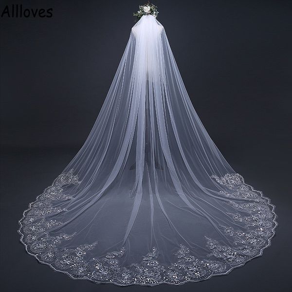 fashion designer lace beaded bridal veils 3 meters long white ivory cathedral wedding veils with comb women hair accessories hairdress al231, Black
fashion designer lace beaded bridal veils 3 meters long white ivory cathedral wedding veils with comb women hair accessories hairdress al231, Black