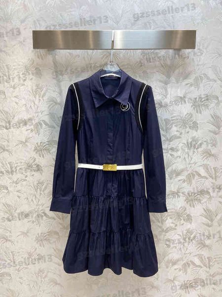brand women dress fashion logo embroidered pattern dresses shoulder-paneled belted lapel shirt dress luxury designer womens clothing, Black;gray
brand women dress fashion logo embroidered pattern dresses shoulder-paneled belted lapel shirt dress luxury designer womens clothing, Black;gray