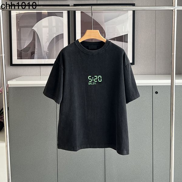 b home 520 letters tee printed luminous loose men's and women's short sleeve t-shirt trend washed black cotton summer, White;black
b home 520 letters tee printed luminous loose men's and women's short sleeve t-shirt trend washed black cotton summer, White;black