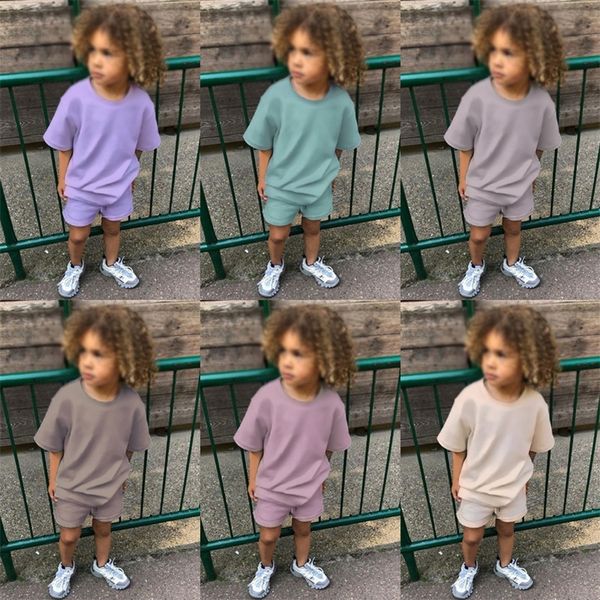 clothing sets 2pcs kids tracksuits summer solid baby boy sport outfits children clothes sets clothing t-shirt shorts set for toddler girls 2, White
clothing sets 2pcs kids tracksuits summer solid baby boy sport outfits children clothes sets clothing t-shirt shorts set for toddler girls 2, White