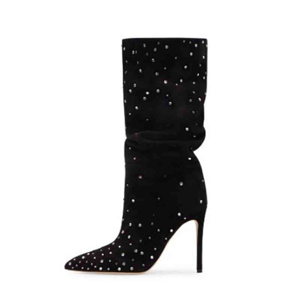 boots new arden furtado 2022 crystal rhinestone winter stilettos heels pointed toe half pleated booties ladies big size 43 220906, Black
boots new arden furtado 2022 crystal rhinestone winter stilettos heels pointed toe half pleated booties ladies big size 43 220906, Black