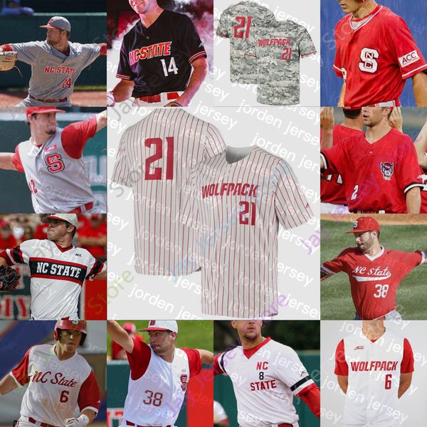 new college baseball wears nc state baseball jersey college trea turner white matt willadsen sam highfill david harrison garrett payne devon, Black
new college baseball wears nc state baseball jersey college trea turner white matt willadsen sam highfill david harrison garrett payne devon, Black