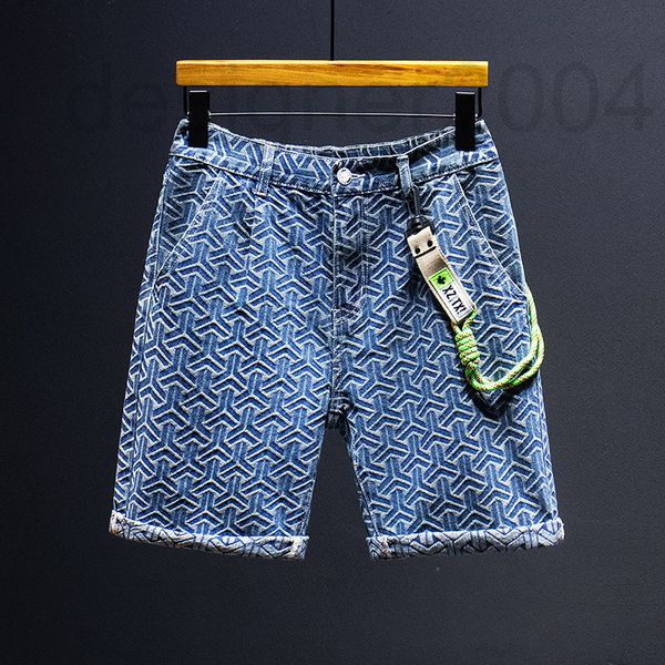 men's shorts designer american super ins trend jacquard denim shorts men's summer fashion loose straight half pants middle k7uk, White;black
men's shorts designer american super ins trend jacquard denim shorts men's summer fashion loose straight half pants middle k7uk, White;black